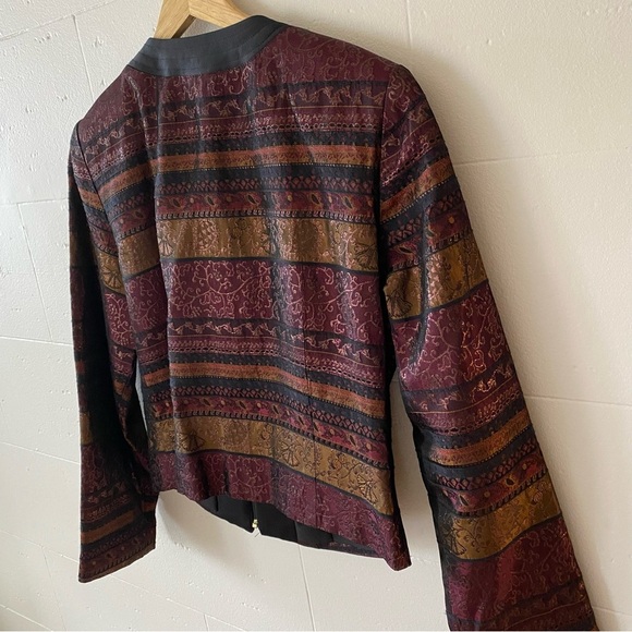 Joseph Ribkoff Metalic Detail Jacket - Picture 6 of 11